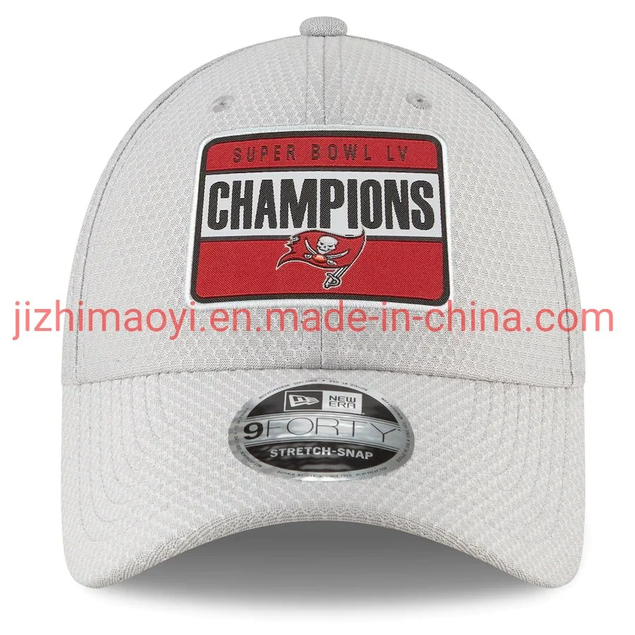 Wholesale/Supplier Cheap Men's Tampa-Bay-Buccaneen Gray Super Bowl LV Champions Parade 9forty Adjustable Hat