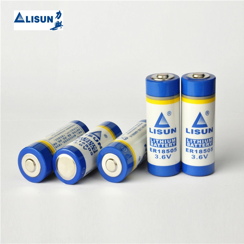 3.6V Er18505 2/3A 4000mAh Cylindrical Battery for Cameras with Wire&Connector