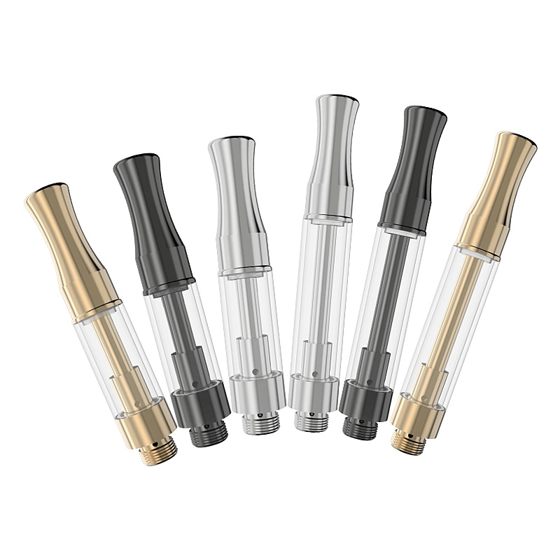 Bud 510 Glass Tank EGO Thread Thick Oil Delta Dank D8 Vape Cartridge