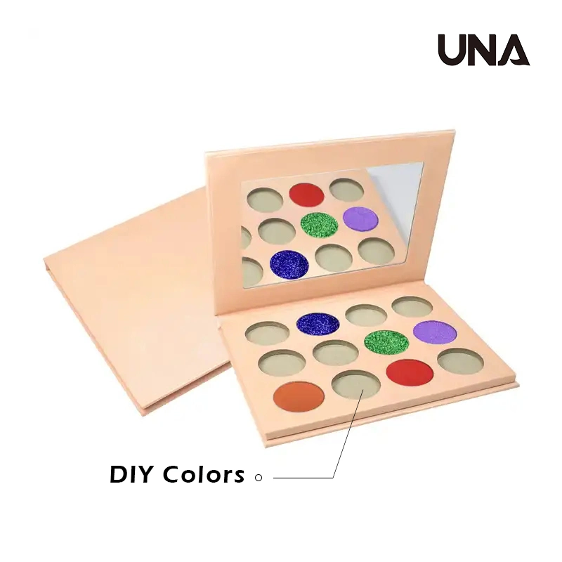 Hot Sale in Africa DIY Eye Shadow Makeup Custom Matte Shimmer Glitter Vegan 12 Color Eyeshadow Palette