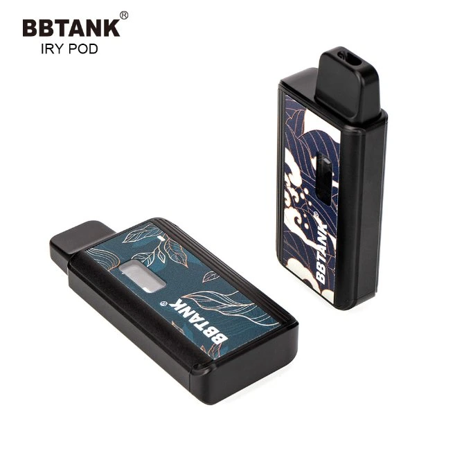 حاوية من نوع Bbtank سعة 1 2 3 مل مع إمكانية التخلص من الزيت من خلال جهاز قياس السخونة المسبق قلم قابل لإعادة الشحن USB C