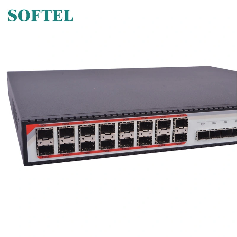 FTTH 1u 19 Inch Height Olt Gpon16 Pon Port Gpon Olt