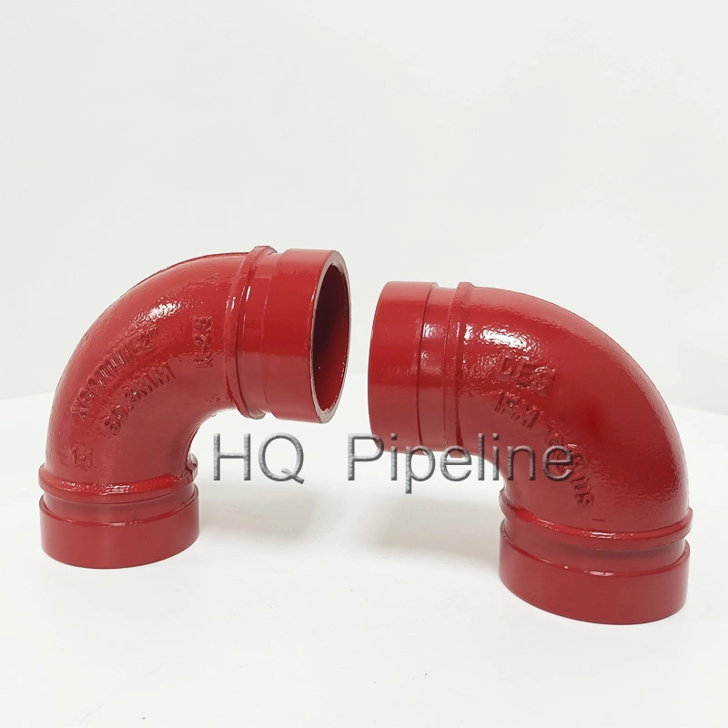 China High quality/High cost performance Good Price Ductile Iron Grooved Pipe Fittings UL/FM/CE