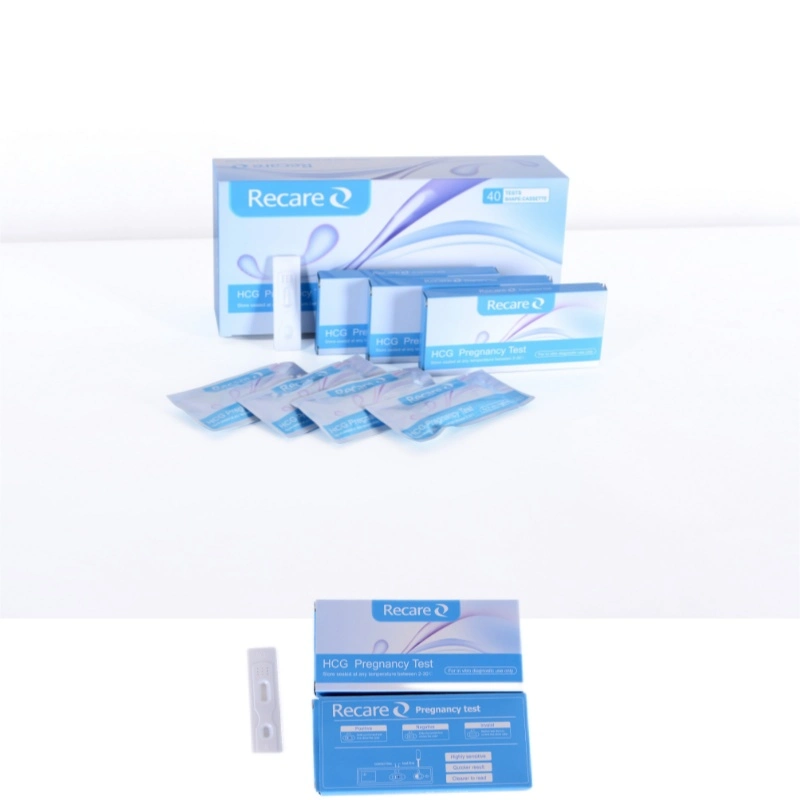 China Supplier Early Kit Self-Testing Baby Check Cassette High Accuracy HCG Pregnancy Test