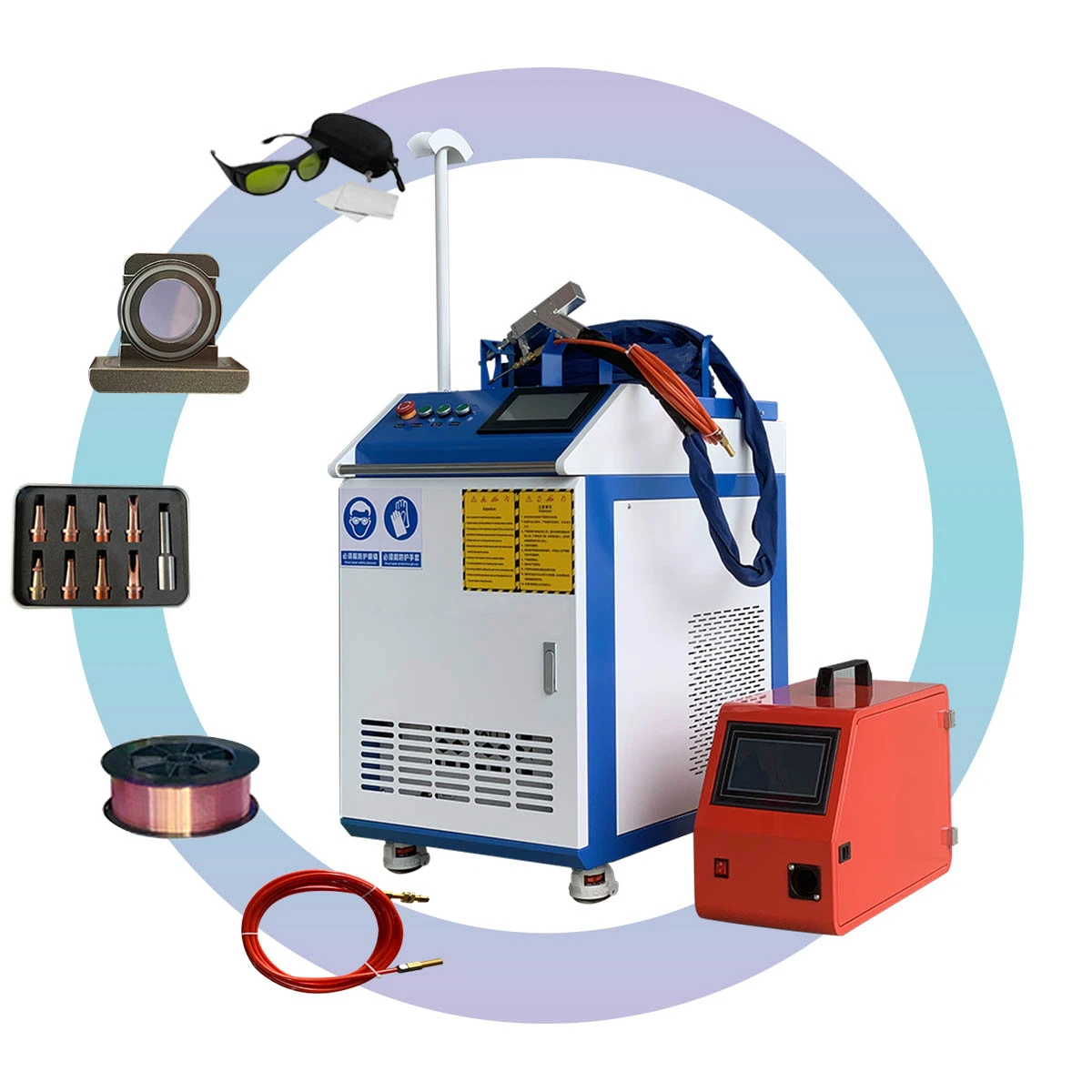 Portable Laser Welder 1000W 1500W 2000W Welding Equipment 3 in 1