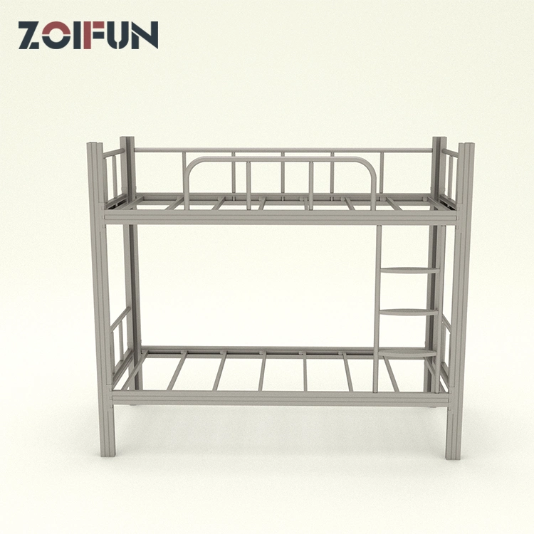 School Furniture, School Dormitory Metal Bunk Bed 2 Layers