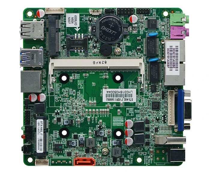 X86 Intel i7 4500u 2 LAN Motheboard Nuc OEM sans ventilateur Nano OEM de la carte mère