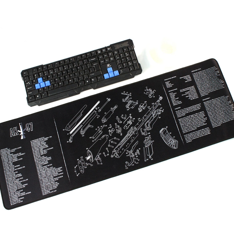 2020 Hot Selling Custom Ar15/Ak47/1911/Glock Waterproof Gun Cleaning Mat Extra Large Rubber Mouse Pads