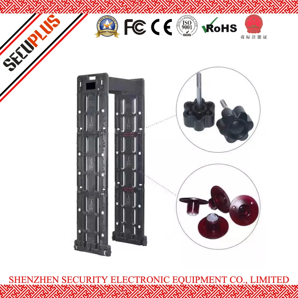 Security Portable WTMD SPW-300P Folding Walk Through Metal Detector