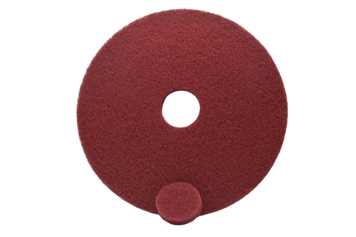 430*23mm Red Abrasive Tooling Waterproof Cleaning Polishing Pad with Good Heat Dispersion for Floor Grinding Buffing