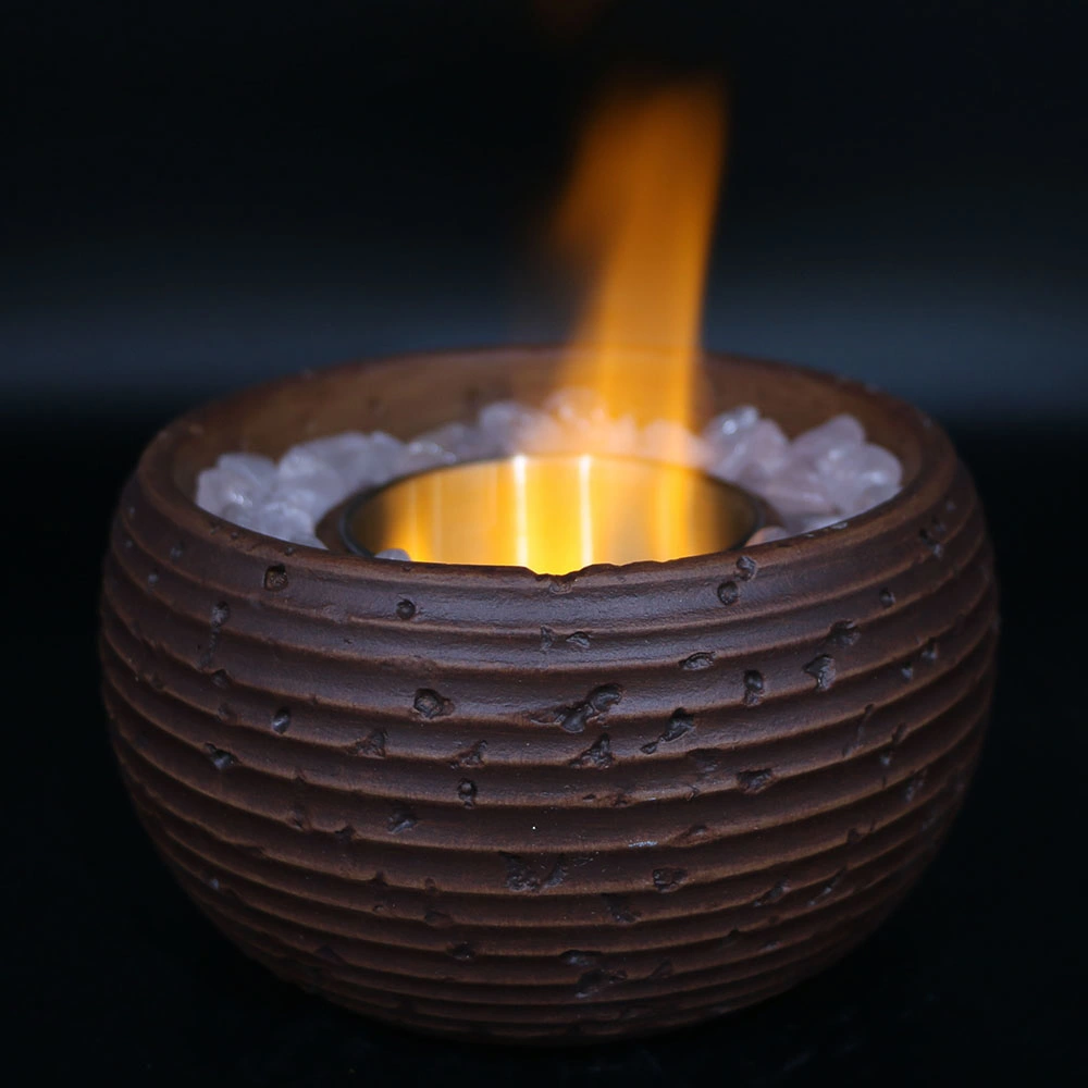 Diseño moderno y elegante impresión de transferencia de agua Tabletop Firepit &amp; chimeneas