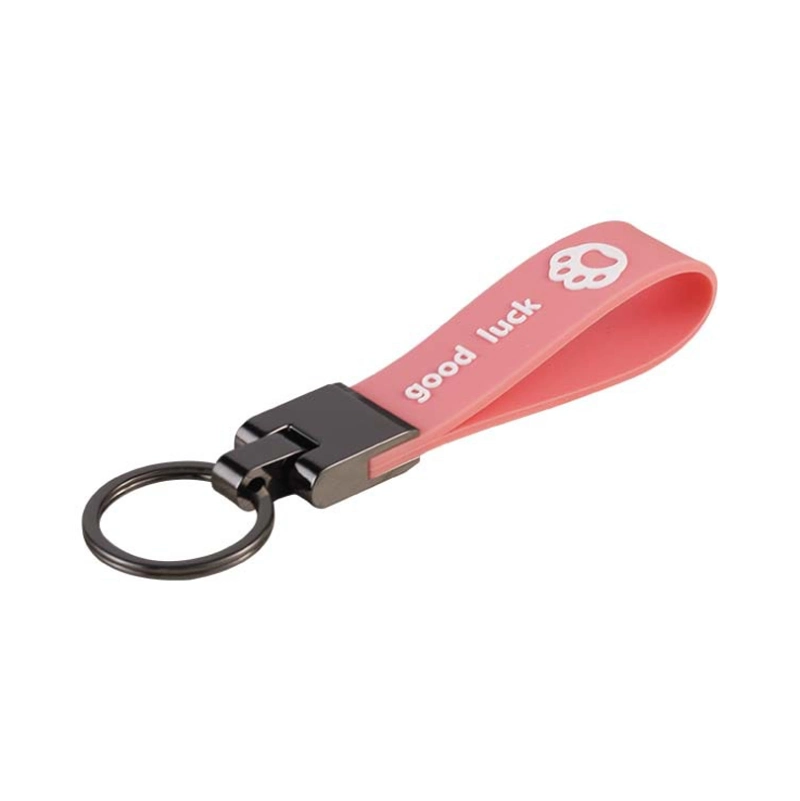 Customized Exhibition Event Business Advertising Gifts, PVC Key Ring