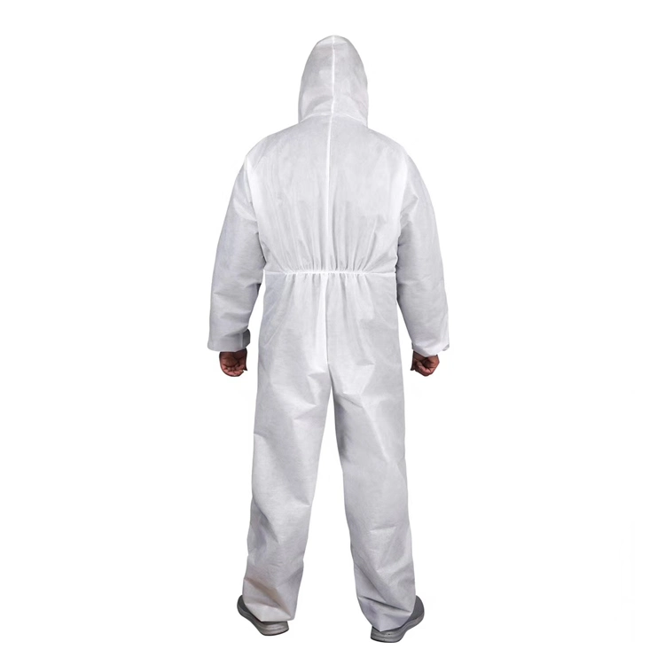 PP+PE SMS White Safety Protective Waterproof Protective Clothing