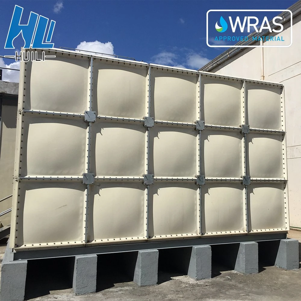 Heißer Verkauf GFK FRP SMC Fiberglass Panel Square groß Regenwasser Speicher Günstige Preis 1000 5000 10000 Liter Lebensmitteltauglicher Tank