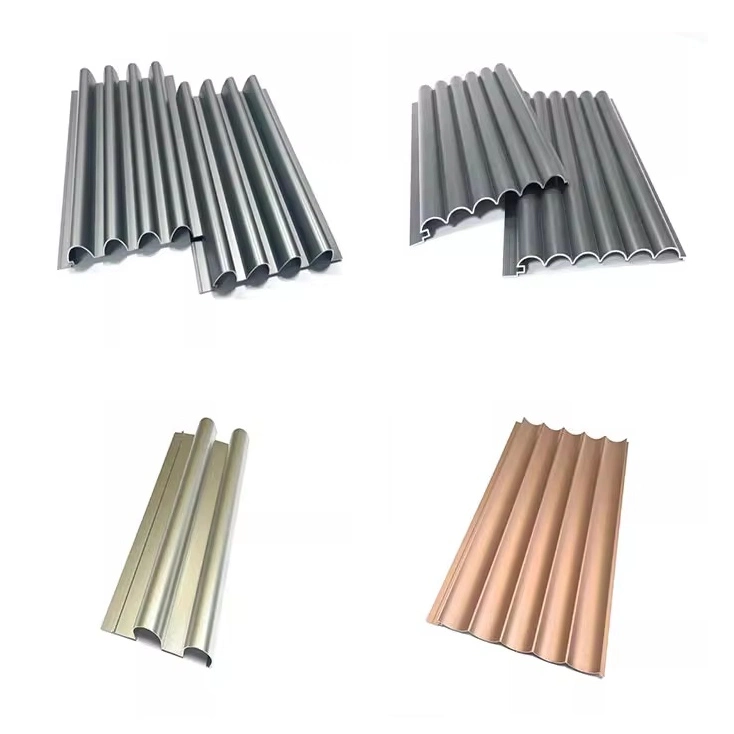 6063 T5 Aluminum Profile for Wall Decorative Aluminum Extrusion Wave Plate