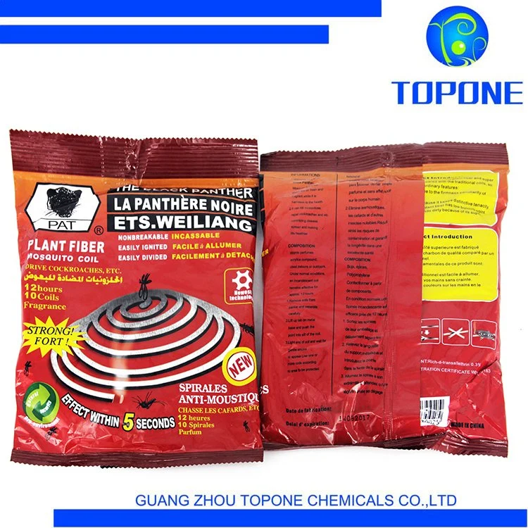 Espiral de OEM de apoyo Anti fibra vegetal de la bobina de repelente de mosquitos