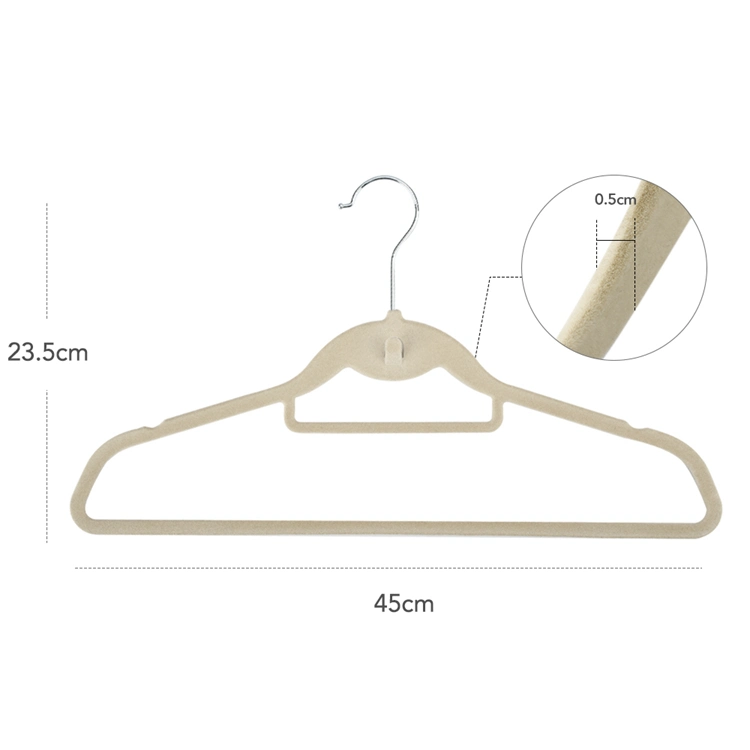 Wholesale/Supplier Non-Slip Velvet Clothes Hanger (VH007-3)