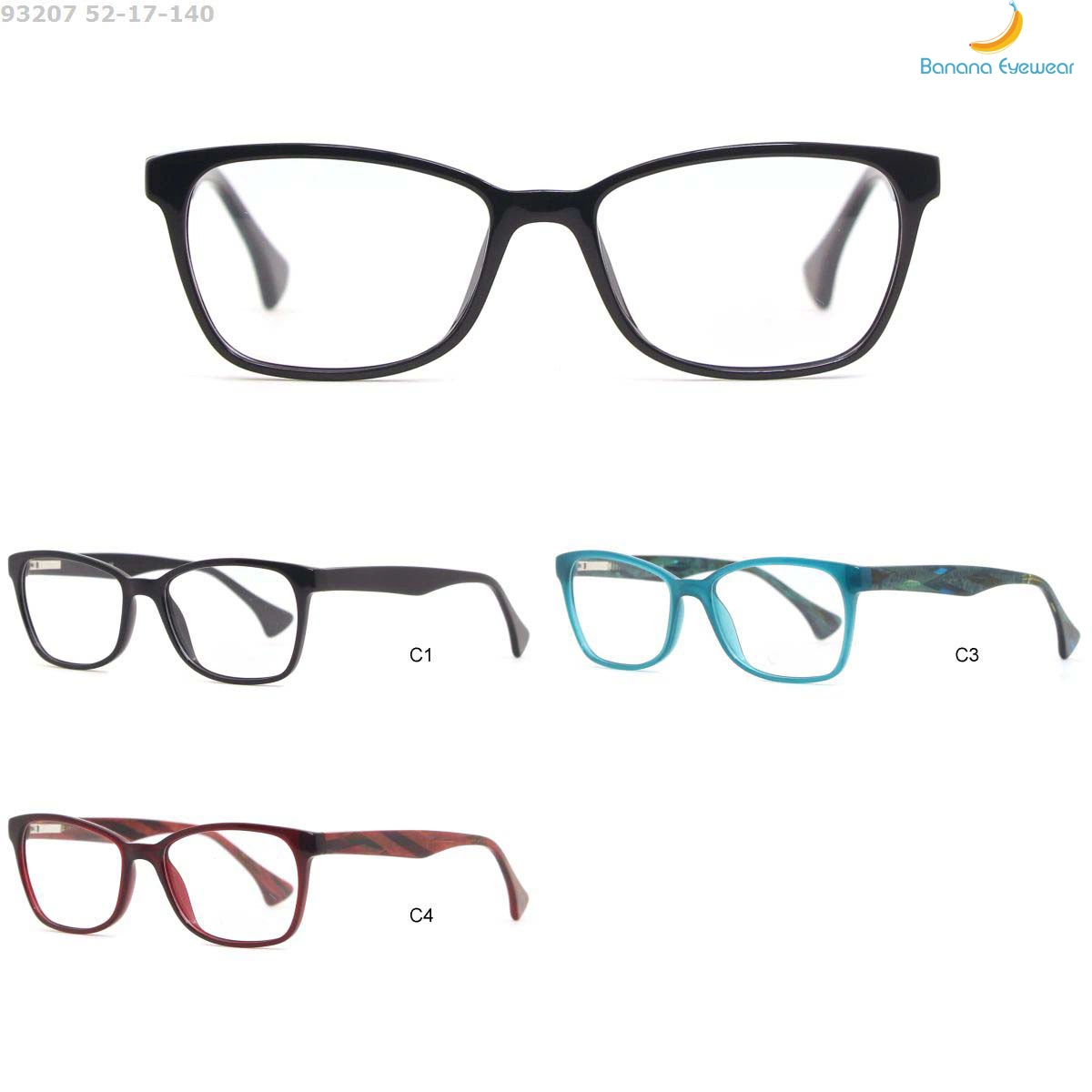 2020 Anti-Blue Popular Design Promotion Injection Acetate Optical Eyewear for Men