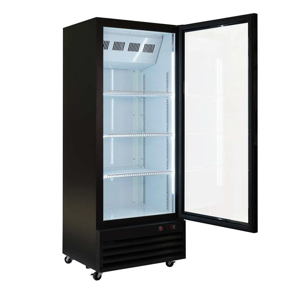 Supermarket Upright Drinking Display Glass Door Coca Cola Fridge Equipment