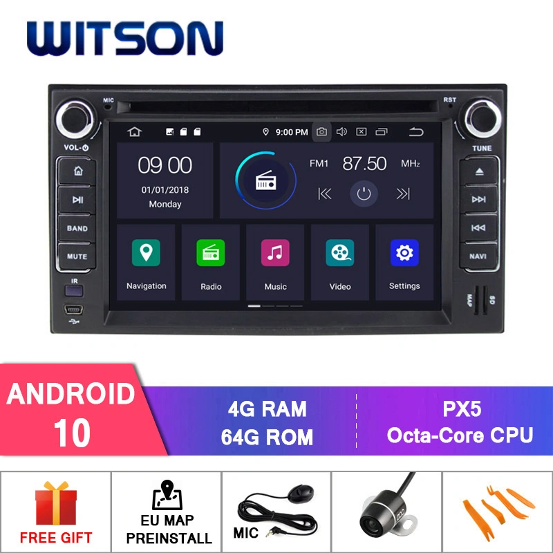 Witson Android 10 radio del coche Reproductor de Bluetooth para KIA Cerato Sportage Sorento Spectra de audio del vehículo multimedia GPS