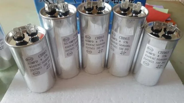 Factory Sale Air Conditioning Capacitors Cbb65 AC Motor Running Capacitors Cbb65 Capacitors