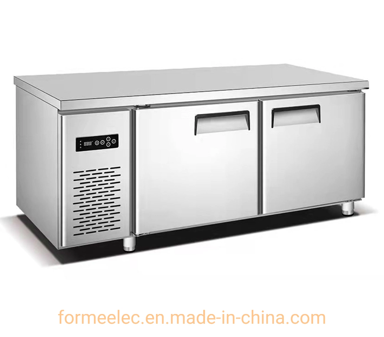 120cm 150cm 180cm de equipos de refrigeración de panadería Vitrina expositor refrigerado para tartas torta mármol