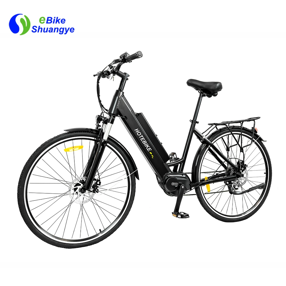 Bicicletas ebikes para adultos bicicleta eléctrica 350W 500W 750W 1000W 60km 25-45km/H aleación de aluminio Shuangye o Hotebike OEM bicicleta de montaña eléctrica EBike MID Drive