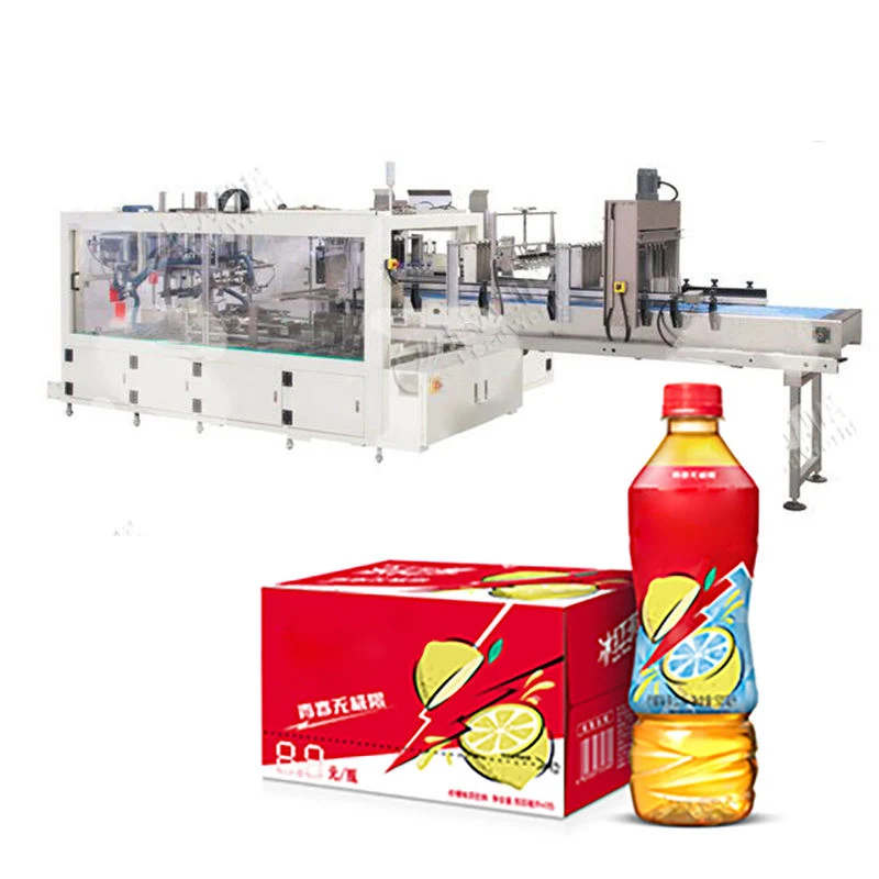 Automatic Counting Wet Wipes Tissue Wipe Carton Packing Carbon Steel Wrap Around Case Packer Machine