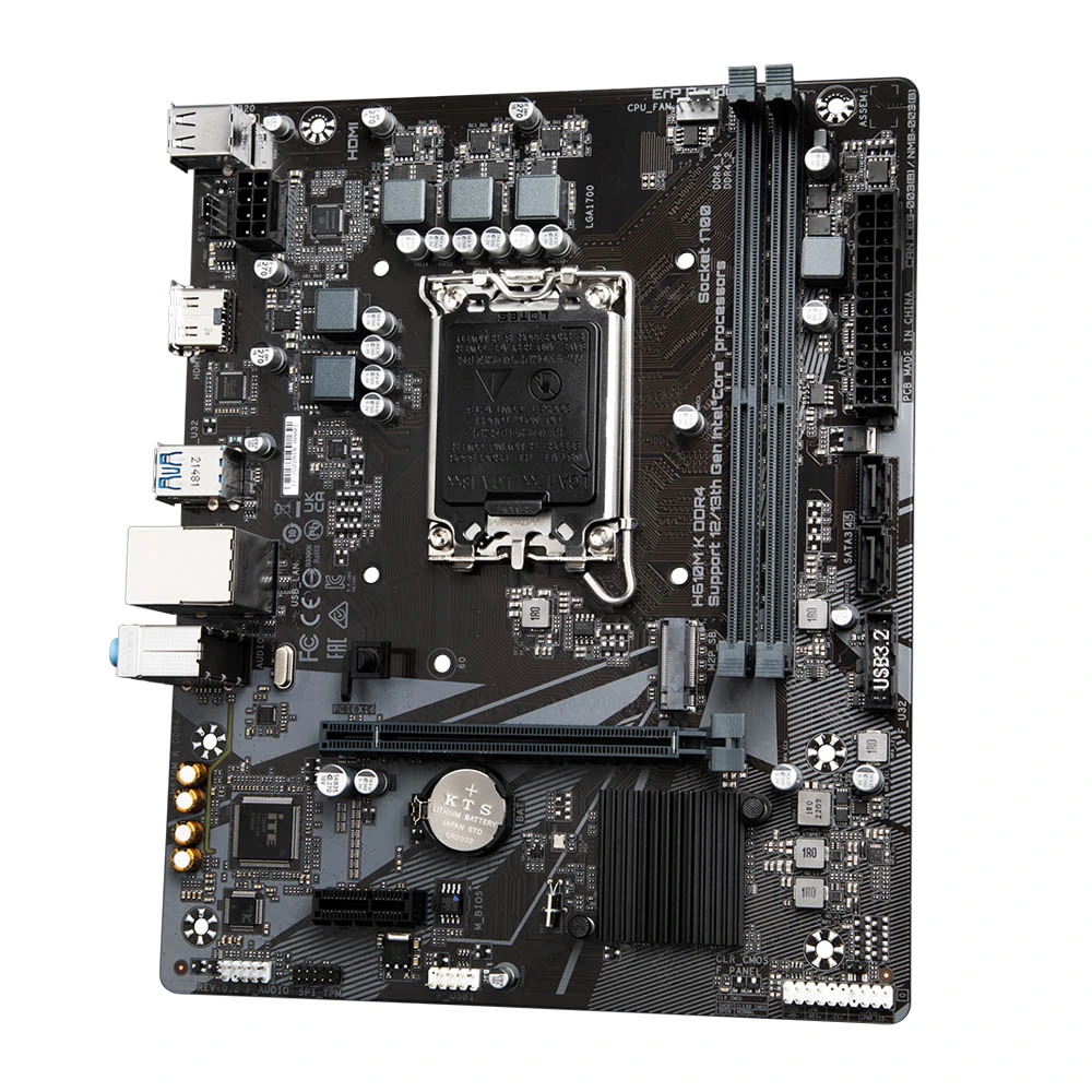 Placa-mãe H61 H610 LGA1700 CPU Matx Desktop placa-mãe do computador Para 12/13th Gen Core I5