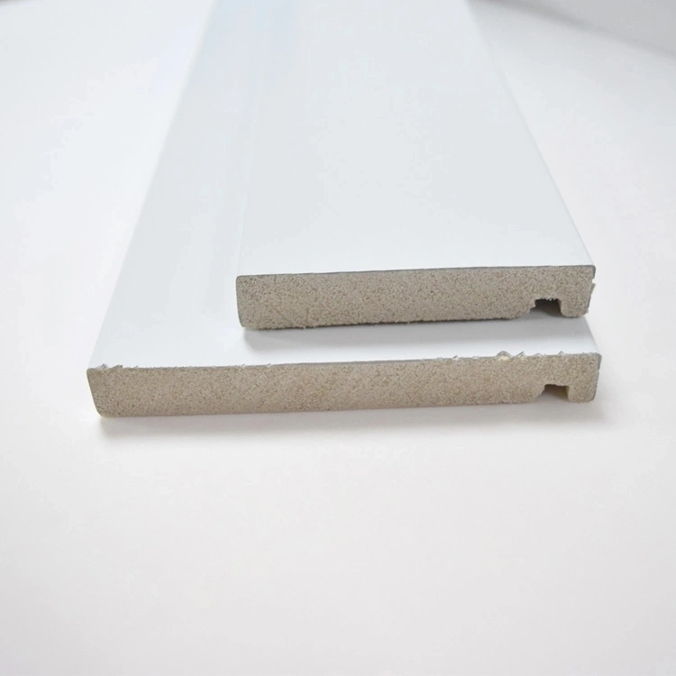 OEM Polyurethane Baseboard Foam Vinyl Flooring White PS Skirting Wall Board Corner PS Skirting Board