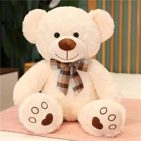 Peluche de oso de peluche muñeca de oso de peluche muñeca de sueño almohada Niño regalo muñeca osito de abrazo