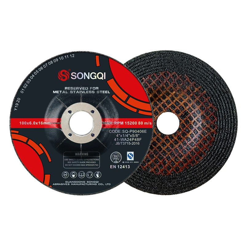 Songqi Manufacturers Grinding Wheel with Half Net for Stainless Steel