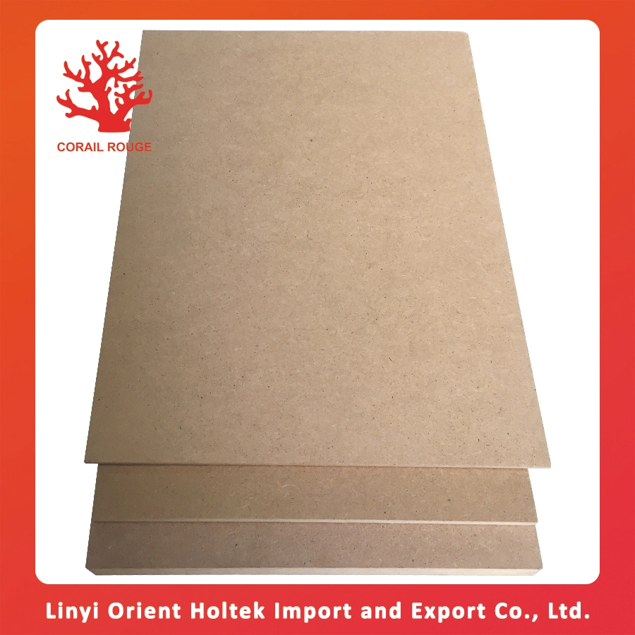 Competitive Price Raw MDF Wood Prices / Plain MDF Board for Furniture