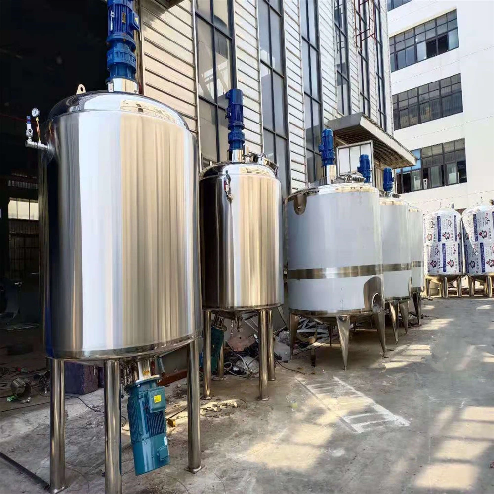 Stainless Steel Double Wall Heating Mixing Tank Jacketed Tank