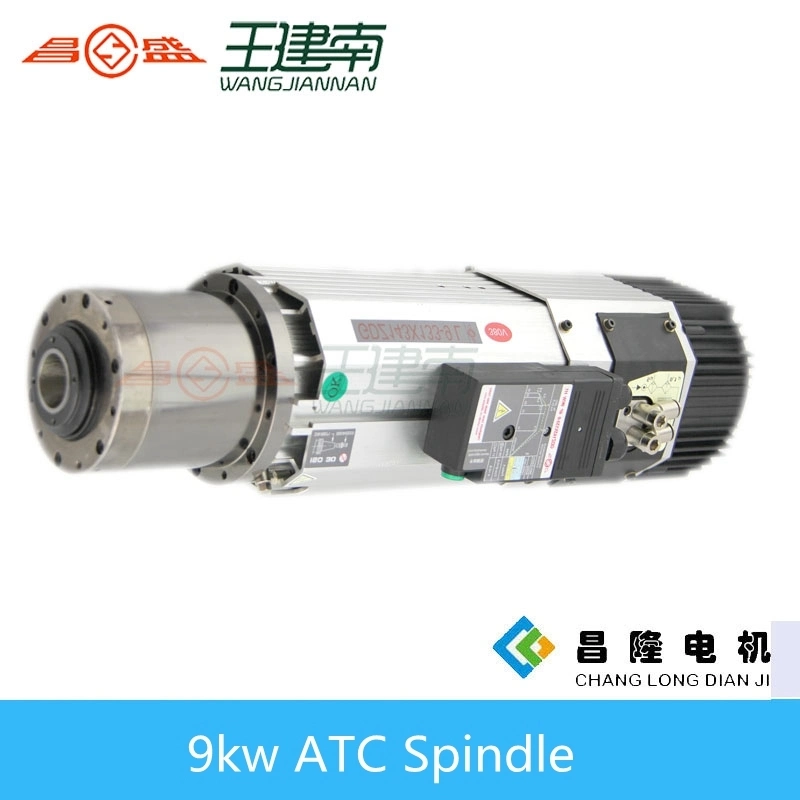 Professional Spindle Productor 9kw Automatic Tool Change Spindle Motor for Wood Carving