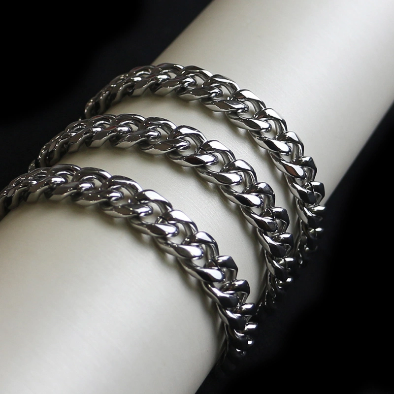 New Arrival Handmade Jewelry Mirror Polished Mens Stainless Steel Chains