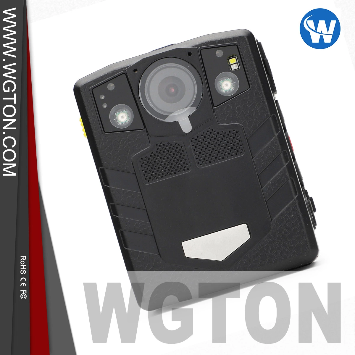 Rugged Waterproof IP67 1296p GPS Optional Police Body Worn Camera for Law Enforcement