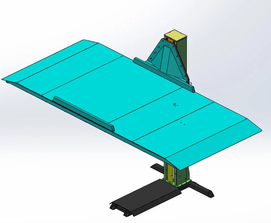 Hydraulic Parking Two Cars Single One Post Parking Lift Device