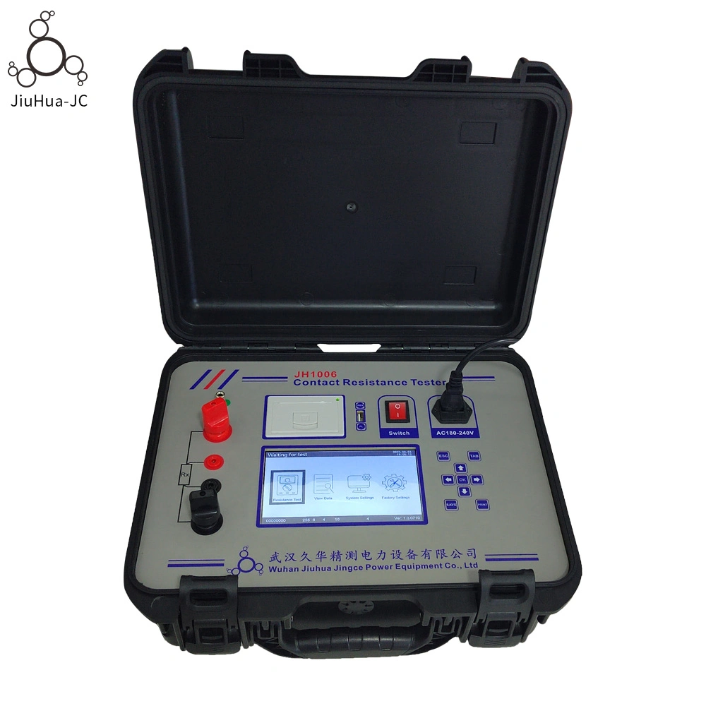 Jh1006b Hipot Test 200A Loop Resistance Meter Circuit Breaker Contact Resistance Tester