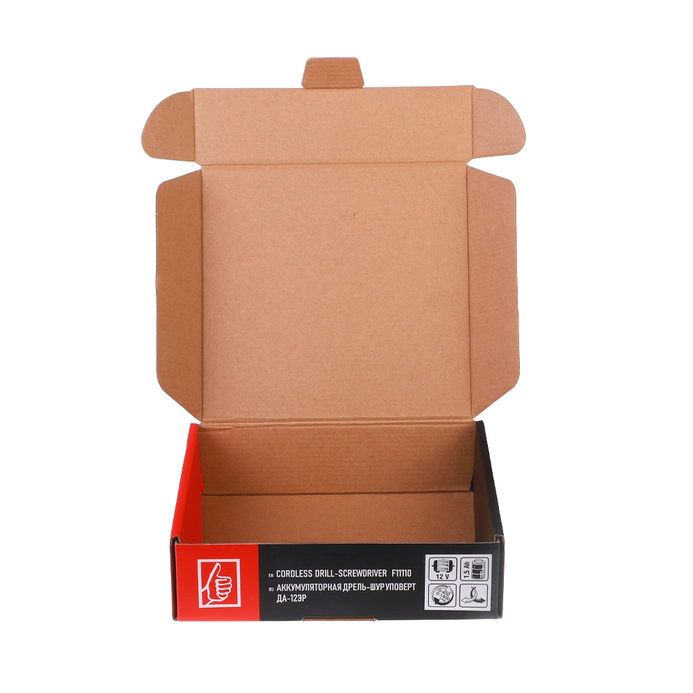 Kundenspezifische Logo Design Produktverpackung Wellpappe Box Druck