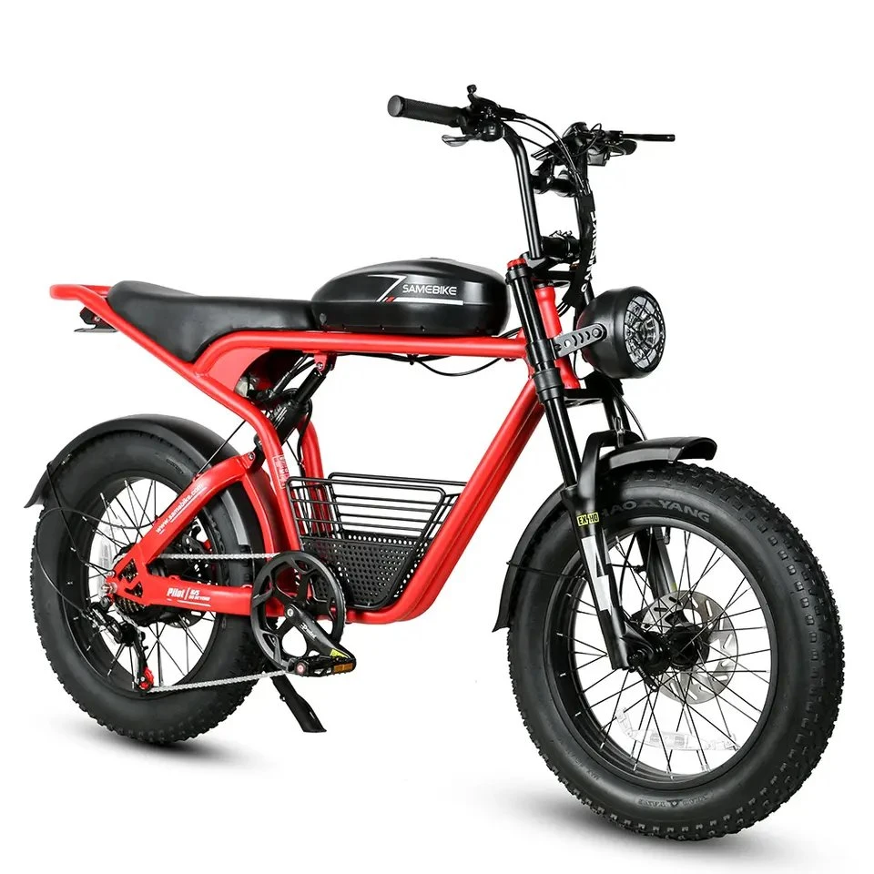 2023 Nuevo vendedor 1000W 48V 16Ah la suspensión total del neumático Fat off road bicicleta eléctrica Eléctrica Dirtbike adultos