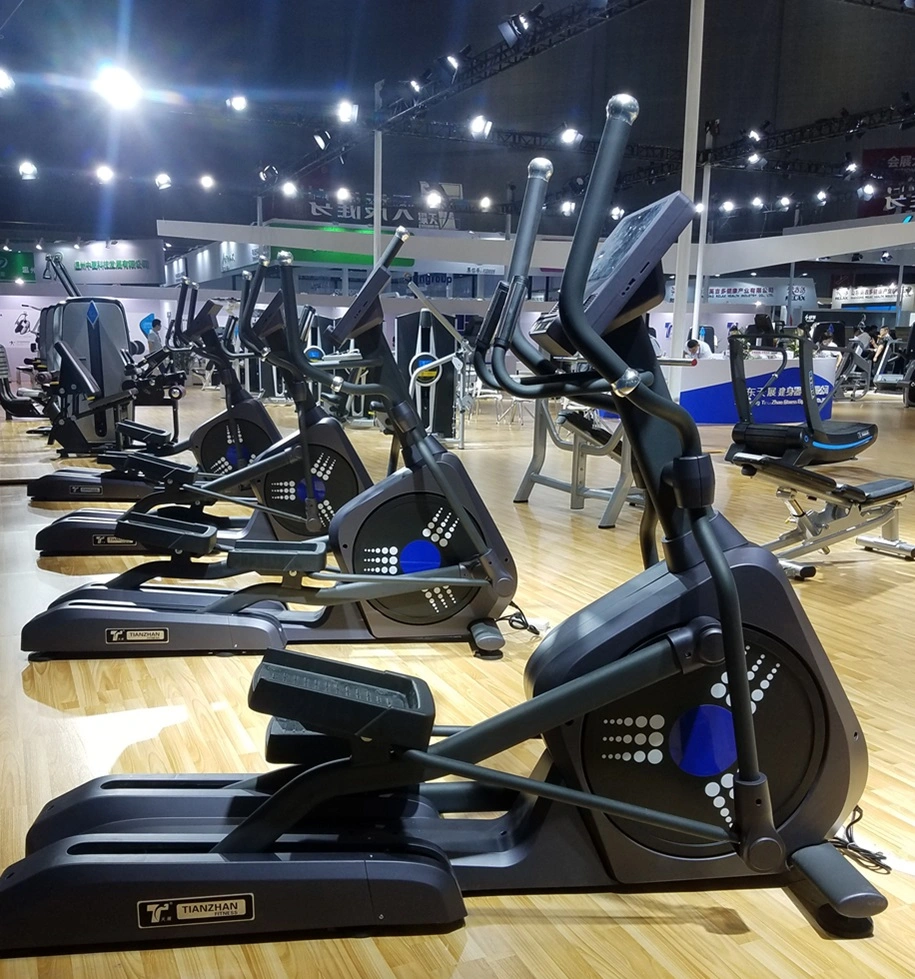 Tz comercial de venda por grosso de equipamento de ginásio fitness bicicleta elíptica com tela sensível ao toque