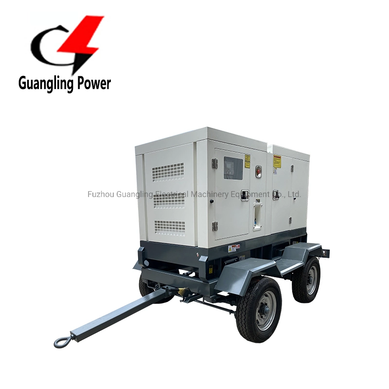 Mobile Silent Diesel Power Home Electric Charger Generator 10 kVA 8kw Trailer