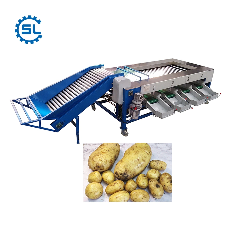 4 Ton/H Onion Potato Separator Size Sorting Machine