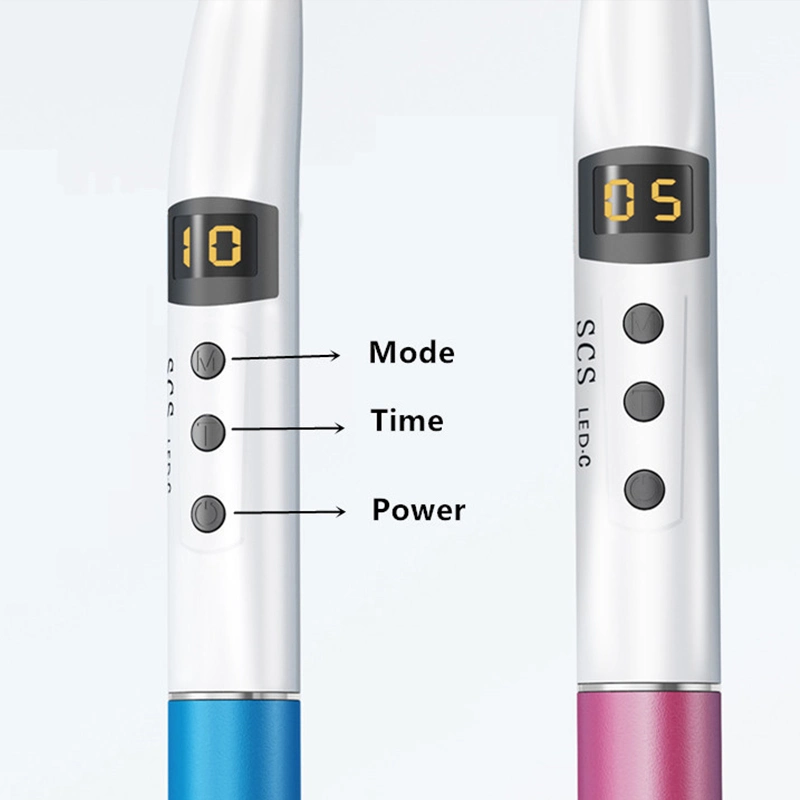 3 modos de trabajo uso inalámbrico de la luz de curado Dental LED para los dientes