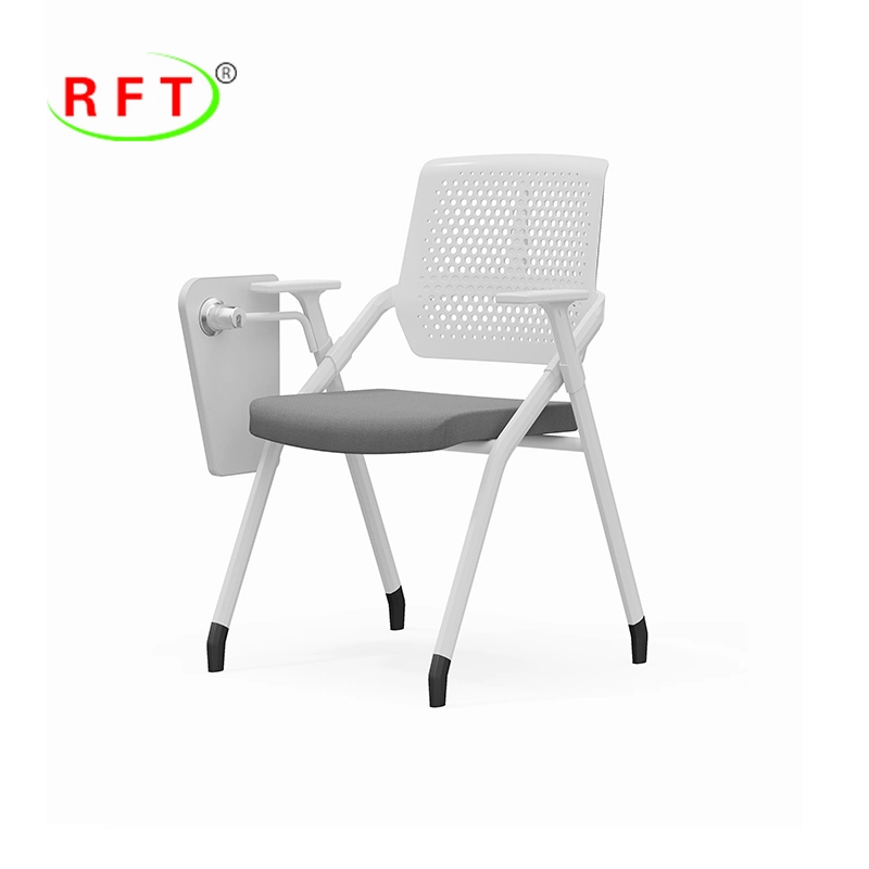 Foshan Wholesale White Plastic Modern Training Foldable Chair Office Furniture