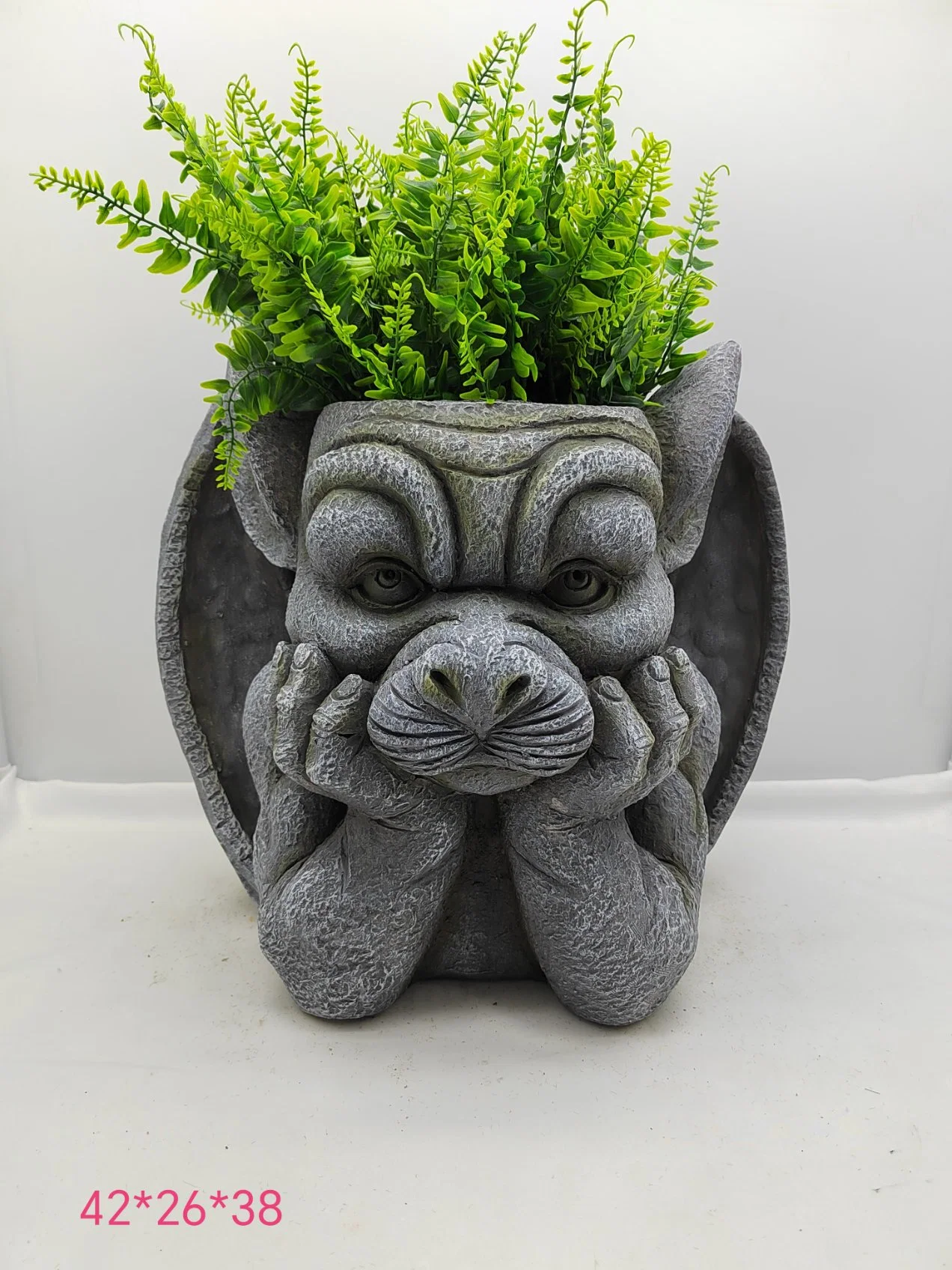 New Fair Lovely Sheep Sculpt Flower Pot Nice Funny Design Decor