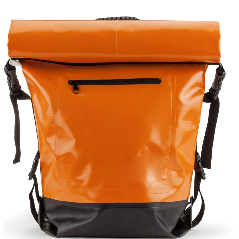حقيبة ظهر رياضية خارجية متينة مطلية بطبقة من مادة PVC واقية من الماء