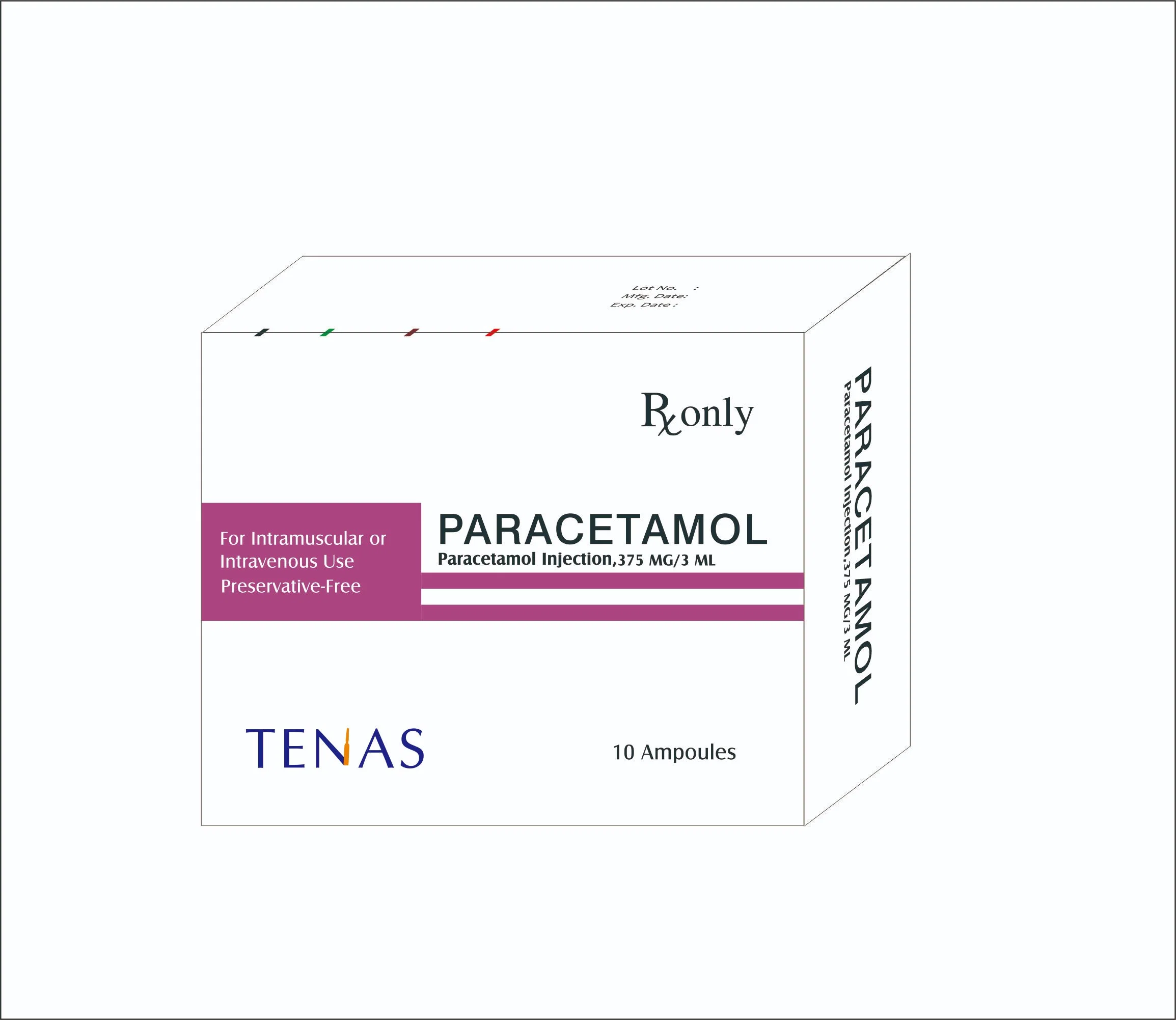 Le paracétamol fabrication BPF d'injection de la médecine occidentale