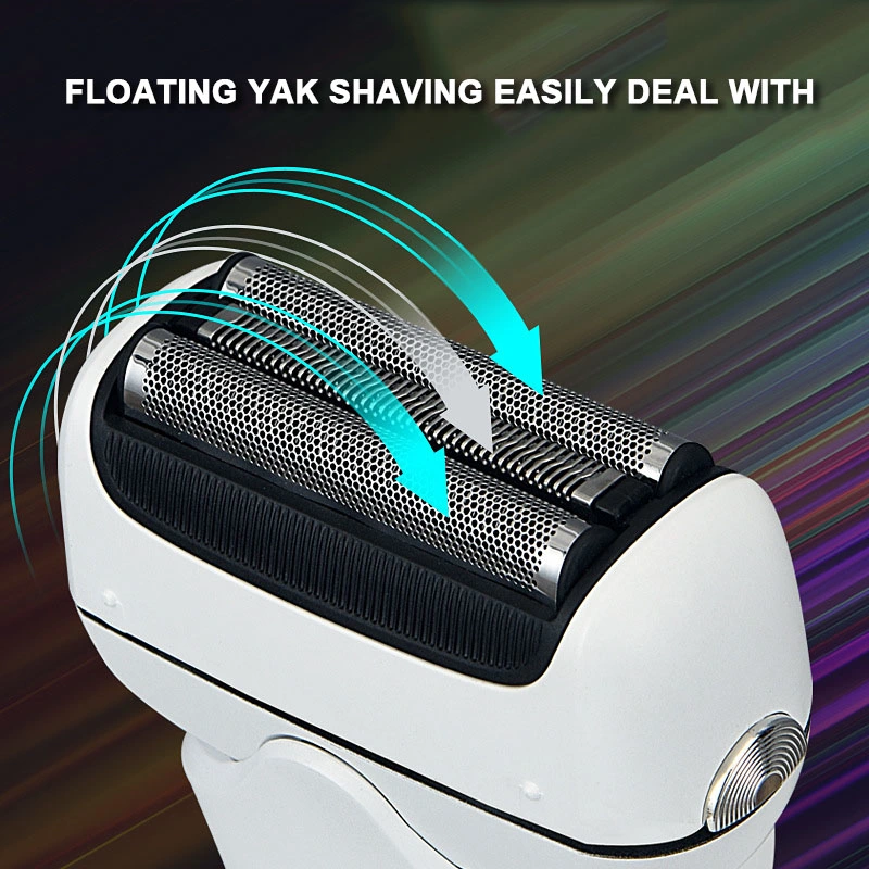 Ipx5 Washable Floating Cutter Head Reciprocating Foil Shaver USB Rechargeable Electric Shaver